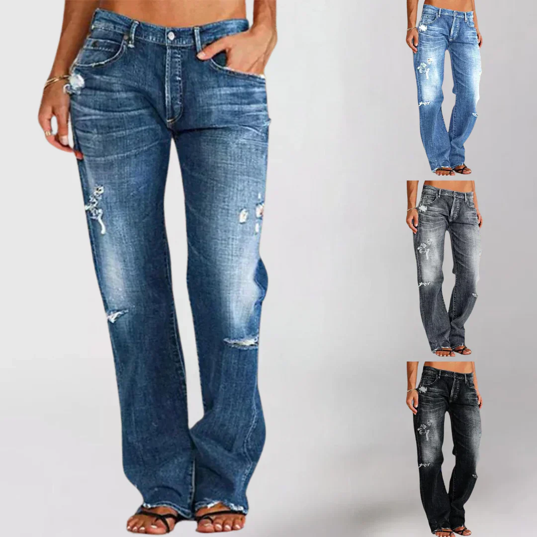 Adella | Sleek Low-Waist Jeans - Image 6