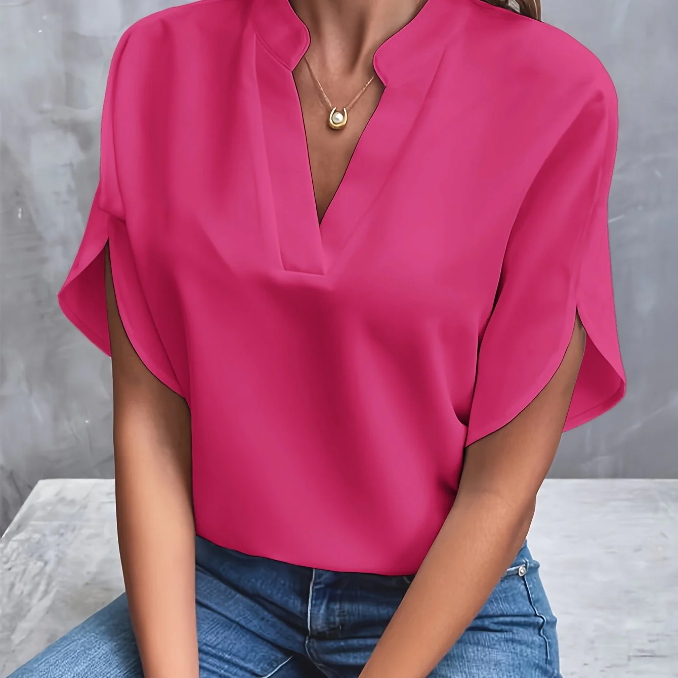 Amelie | Sophisticated V-Cut Top - Image 5
