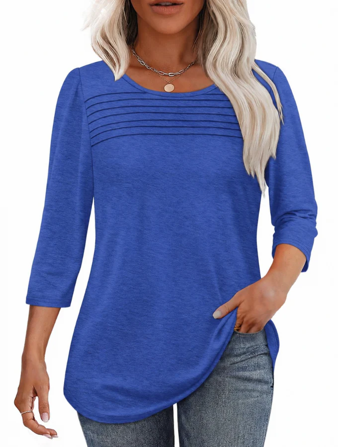 Annelie | Stylish Pleat Top - Image 10