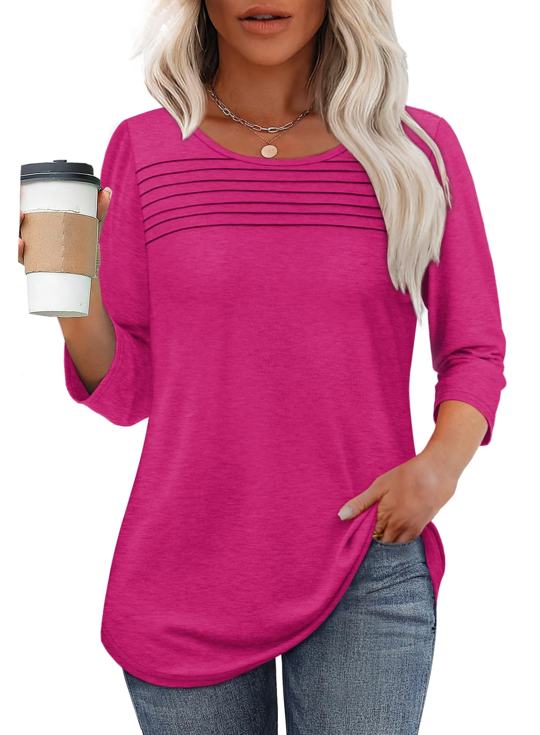 Annelie | Stylish Pleat Top - Image 4
