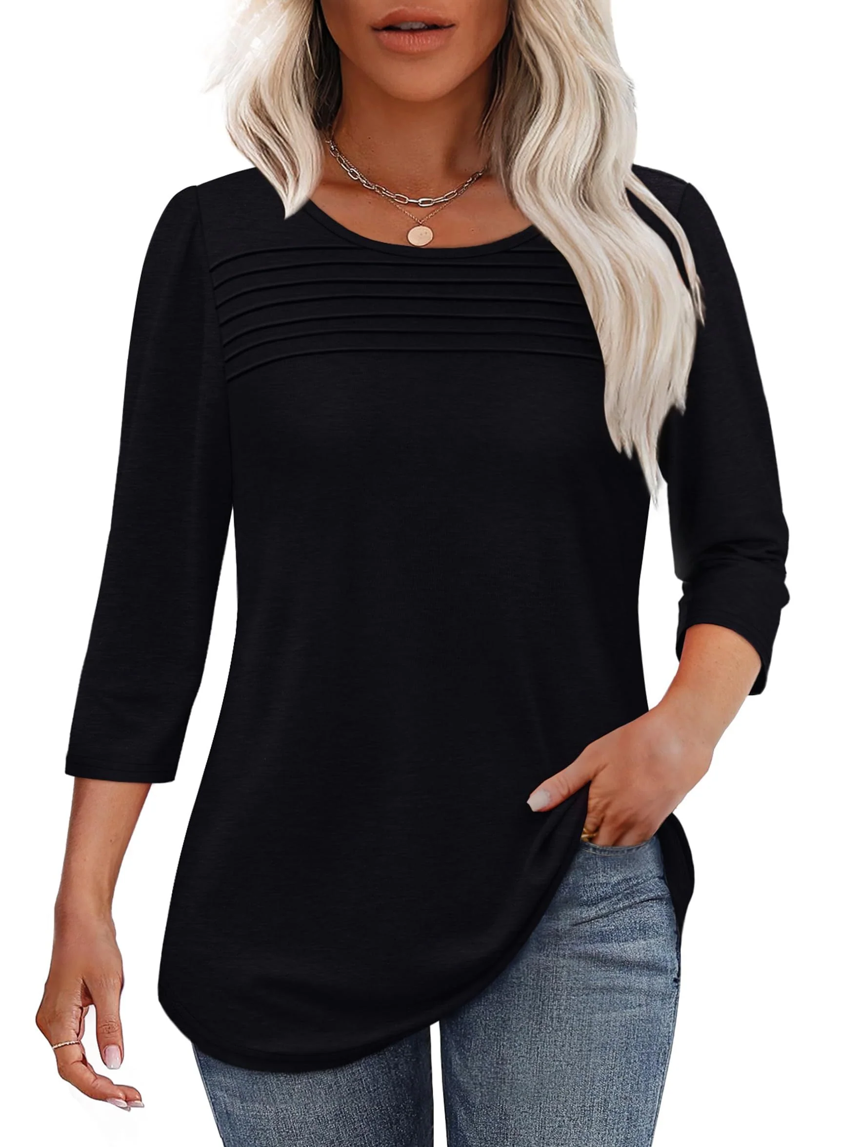 Annelie | Stylish Pleat Top - Image 9