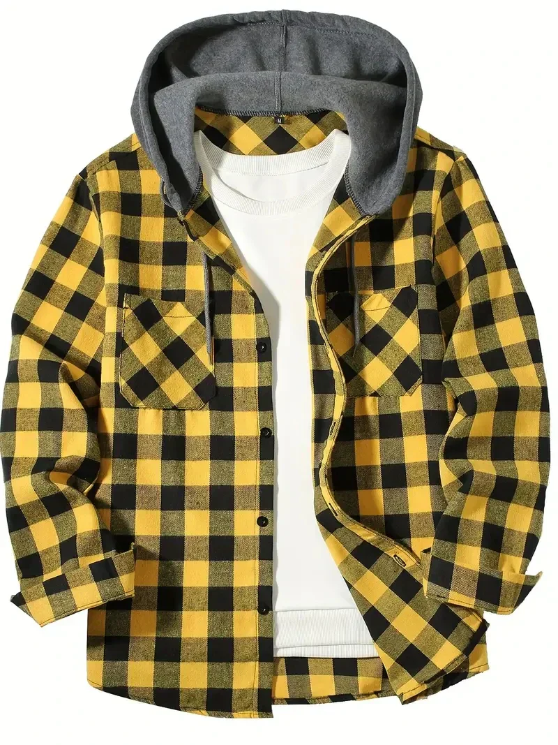 Blaide | Plaid Hooded Jacket - Image 4