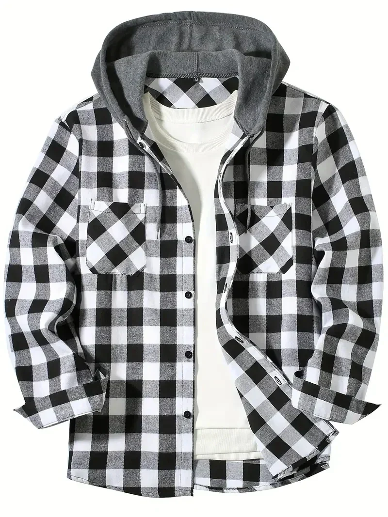 Blaide | Plaid Hooded Jacket - Image 5