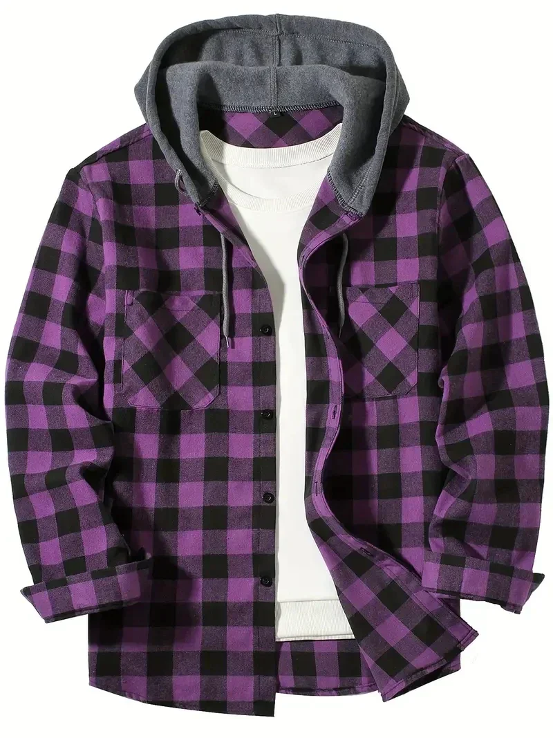 Blaide | Plaid Hooded Jacket - Image 6