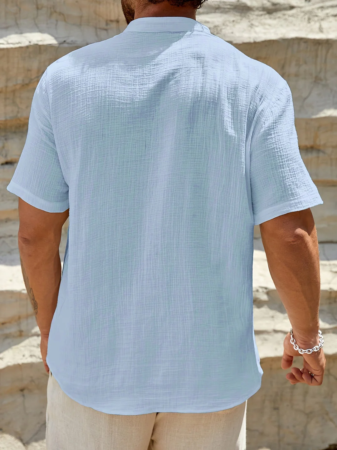 Brent | Cool Comfort V-Neck Shirt - Image 4