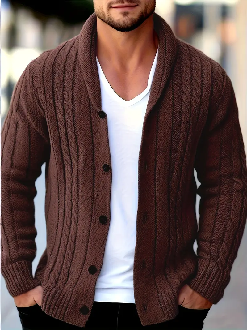 Casper | Classic Button-Front Cardigan - Image 3