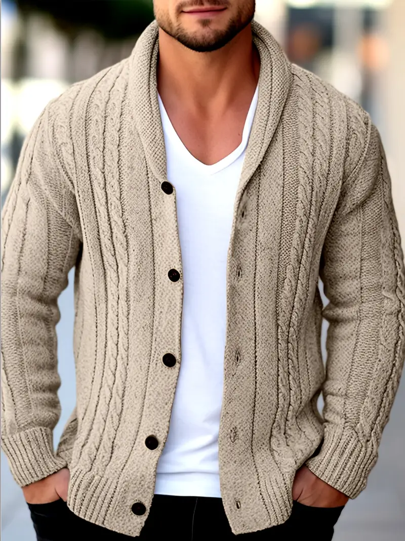 Casper | Classic Button-Front Cardigan - Image 4