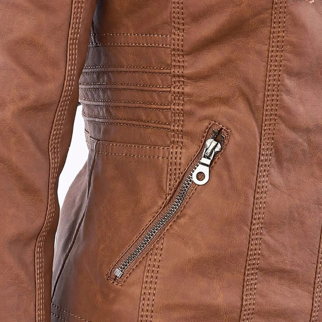 Chantal | Elegant Edge Zip-Up Jacket - Image 13