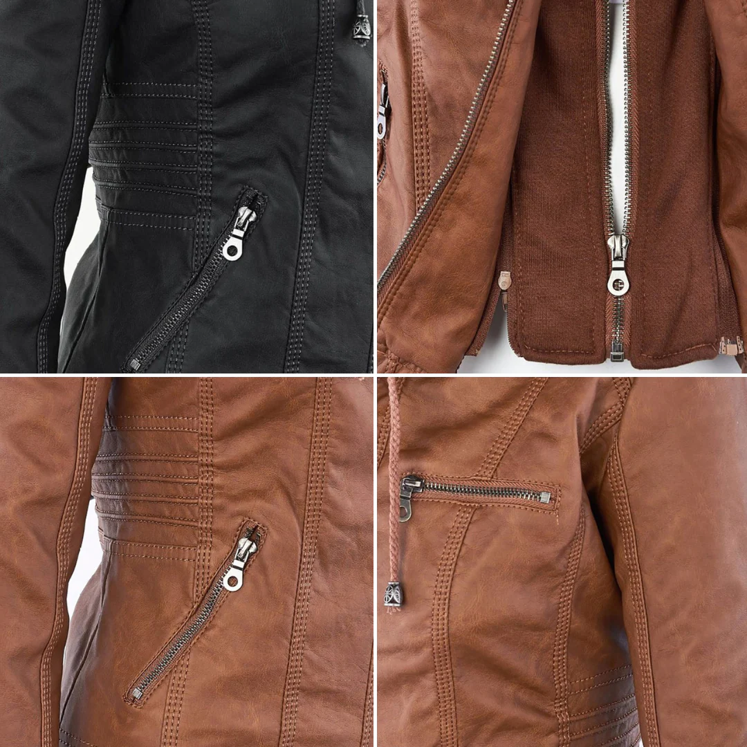 Chantal | Elegant Edge Zip-Up Jacket - Image 21