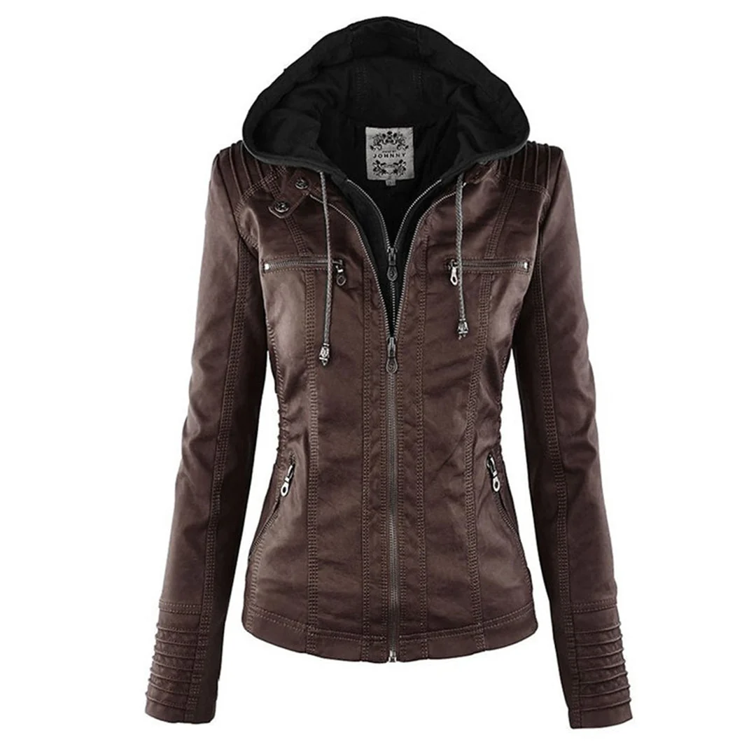 Chantal | Elegant Edge Zip-Up Jacket - Image 3
