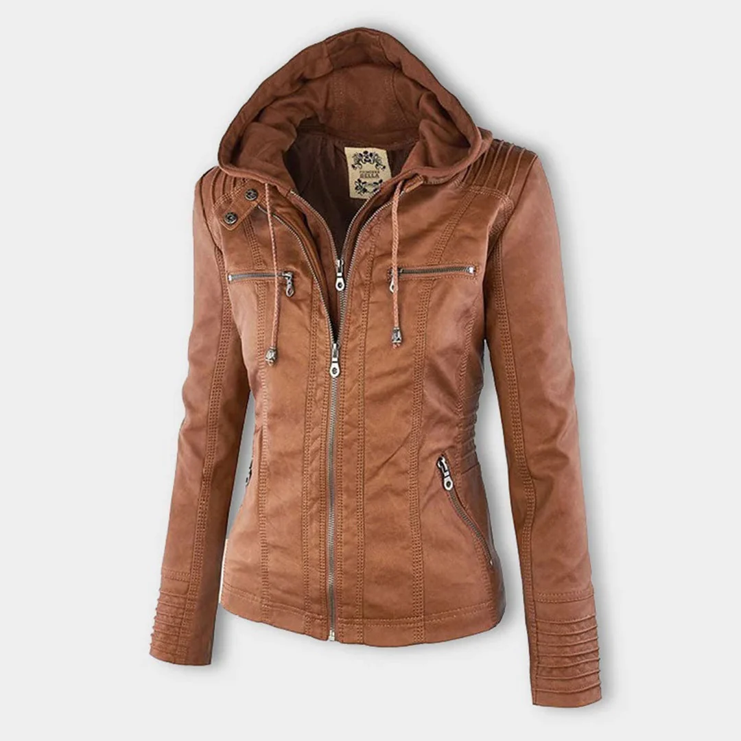 Chantal | Elegant Edge Zip-Up Jacket - Image 4