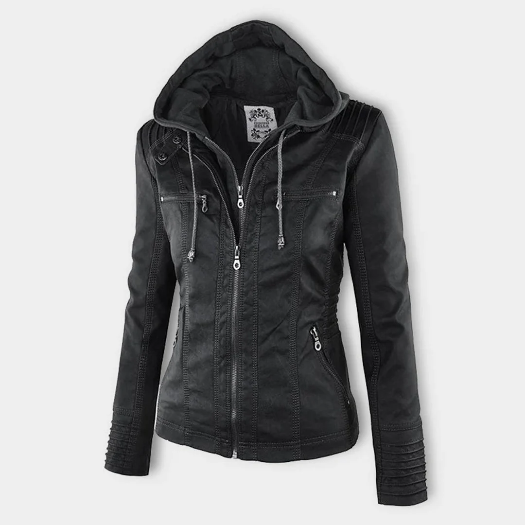 Chantal | Elegant Edge Zip-Up Jacket - Image 7