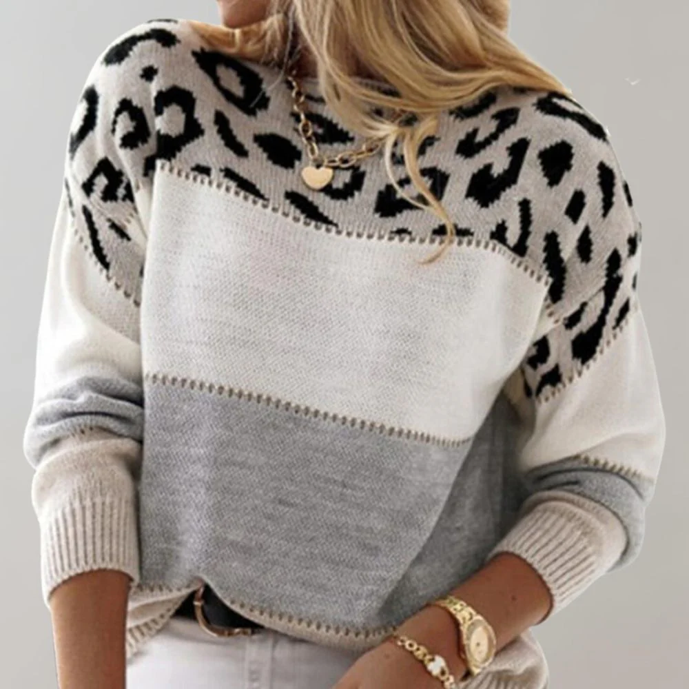 Chynna | Classic Comfort Leopard Sweater - Image 3