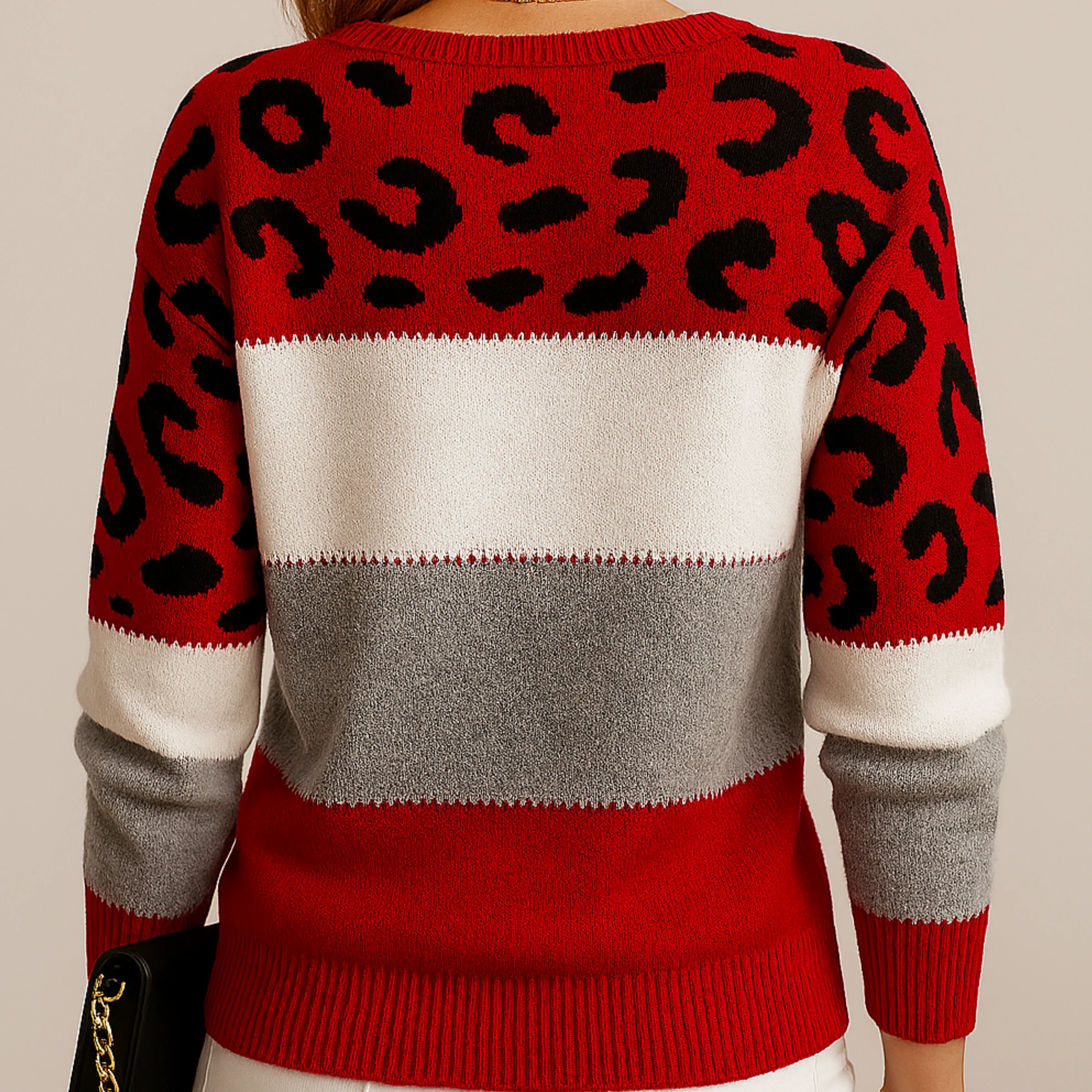 Chynna | Classic Comfort Leopard Sweater - Image 6