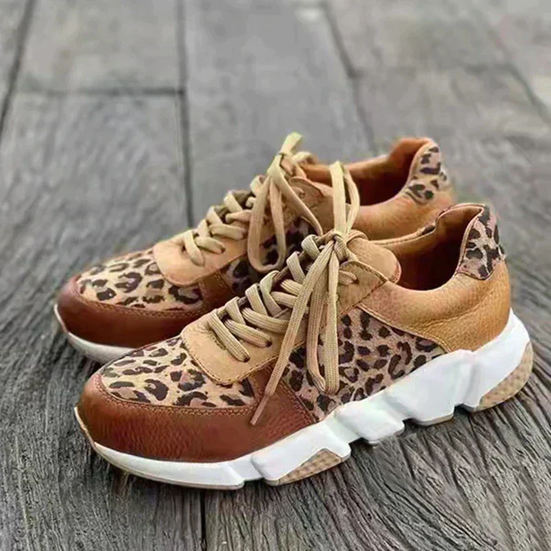 Crissa | Comfortable Leopard Sneakers - Image 3