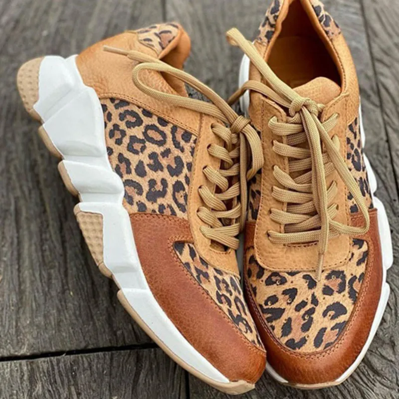 Crissa | Comfortable Leopard Sneakers - Image 4