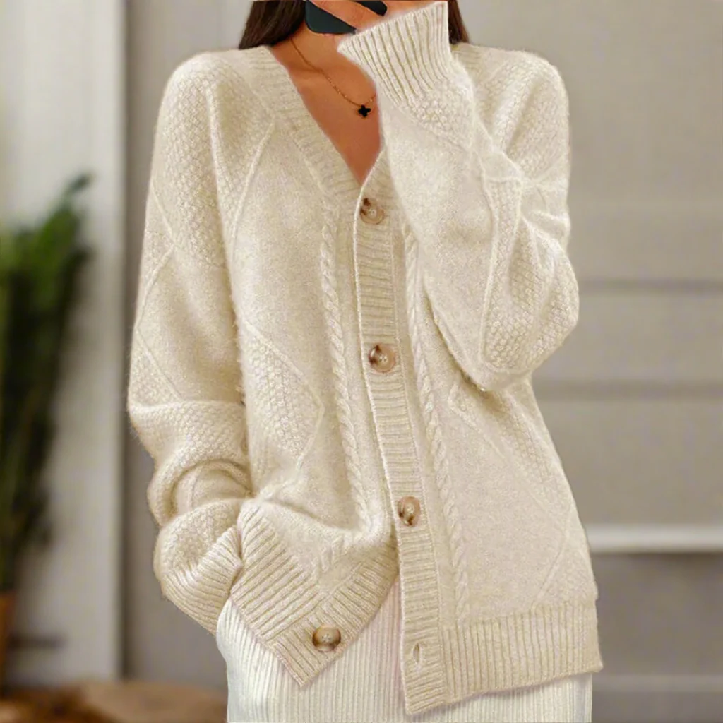 Crista | Elegant Sweater Cardigan - Image 4