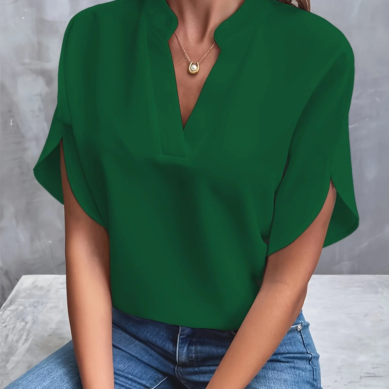 Emlyn | Chic Drape Blouse - Image 13
