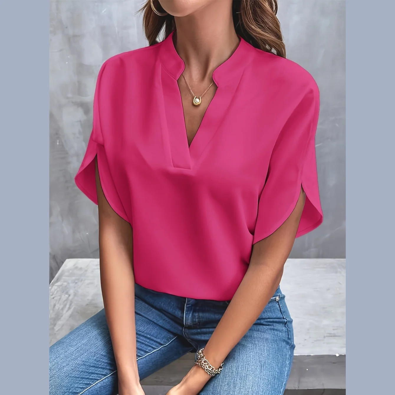 Emlyn | Chic Drape Blouse - Image 16