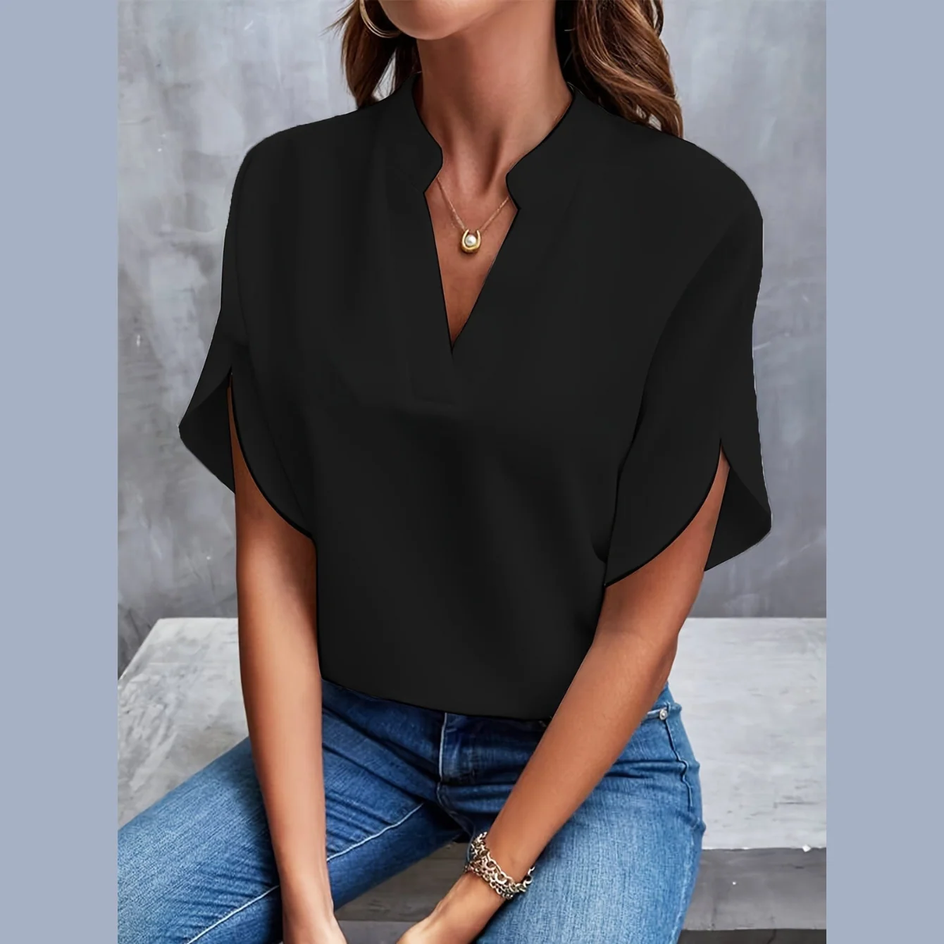 Emlyn | Chic Drape Blouse - Image 6