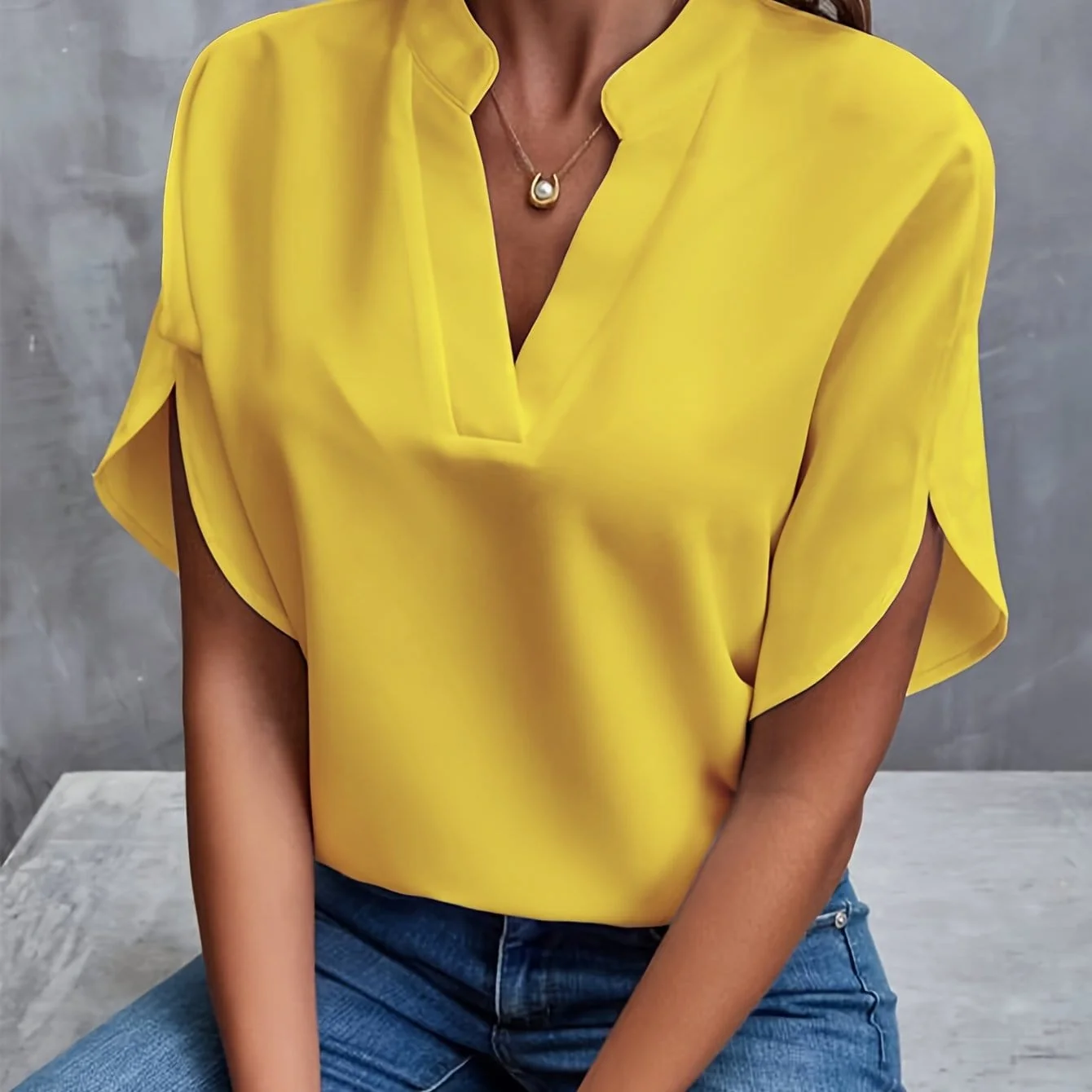 Emlyn | Chic Drape Blouse - Image 8