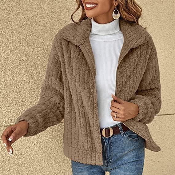 Evita | Cozy Fluffy Comfort Jacket - Image 6