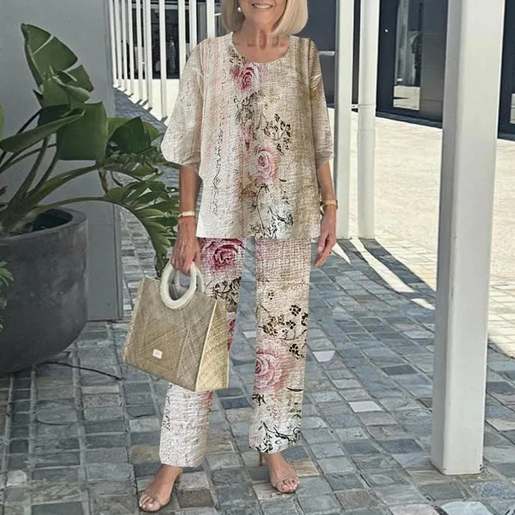 Genevieve | Stylish Trendy Print Two-Piece Set - Image 14