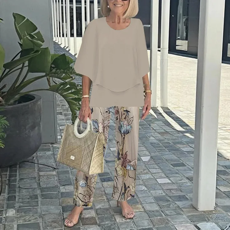 Genevieve | Stylish Trendy Print Two-Piece Set - Image 4