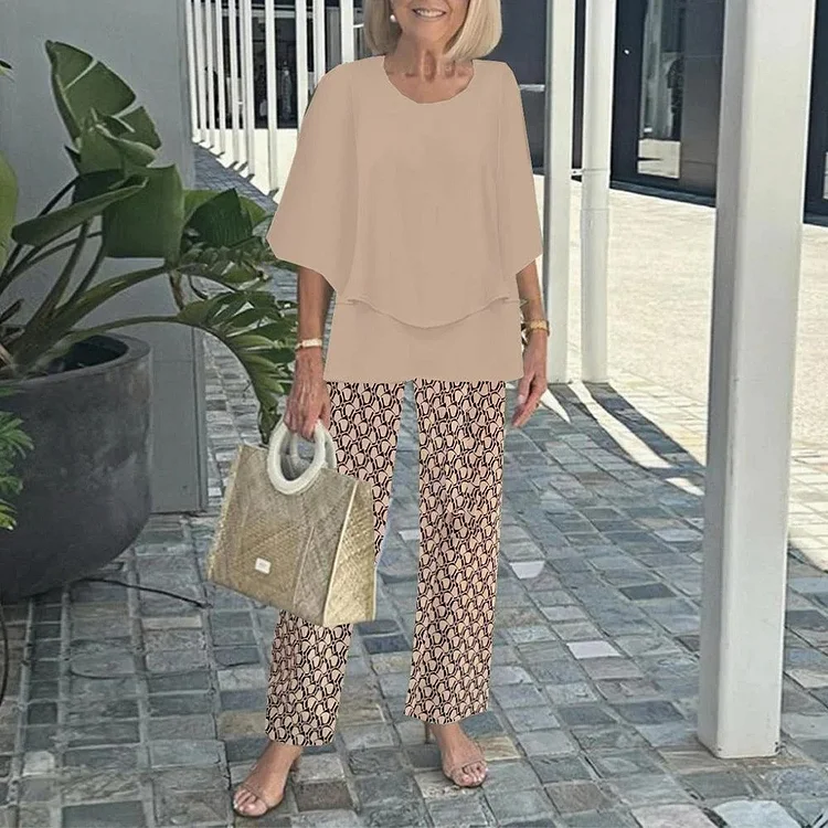 Genevieve | Stylish Trendy Print Two-Piece Set - Image 7