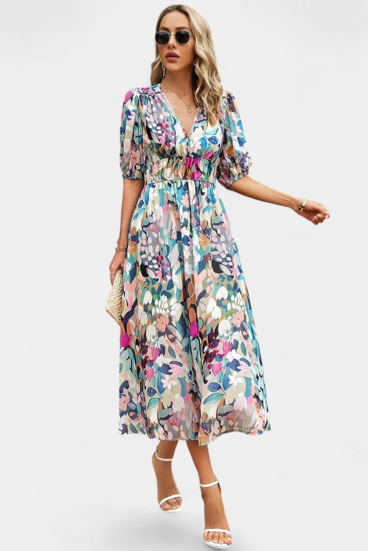 Ginessa | Floral Charm Summer Dress - Image 10