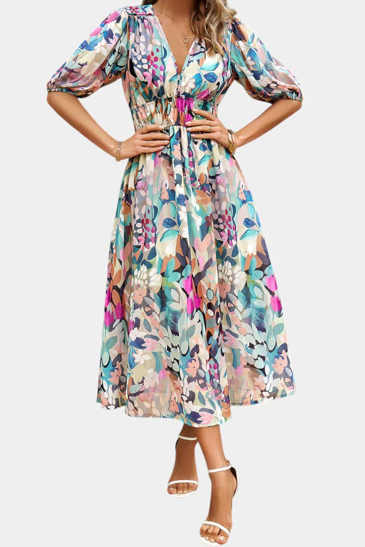 Ginessa | Floral Charm Summer Dress - Image 12