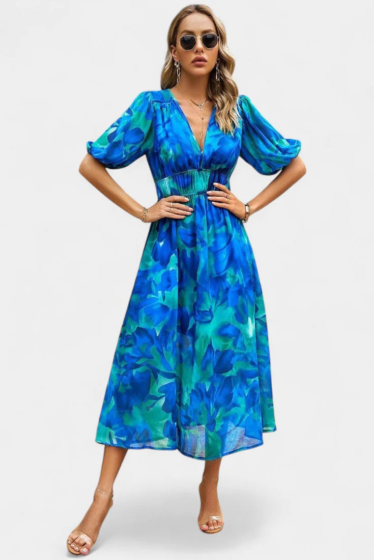 Ginessa | Floral Charm Summer Dress - Image 3