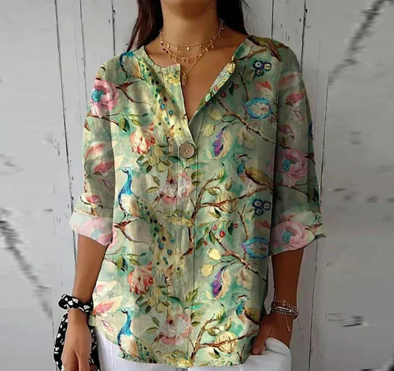Heleina | French Vintage Blouse - Image 3