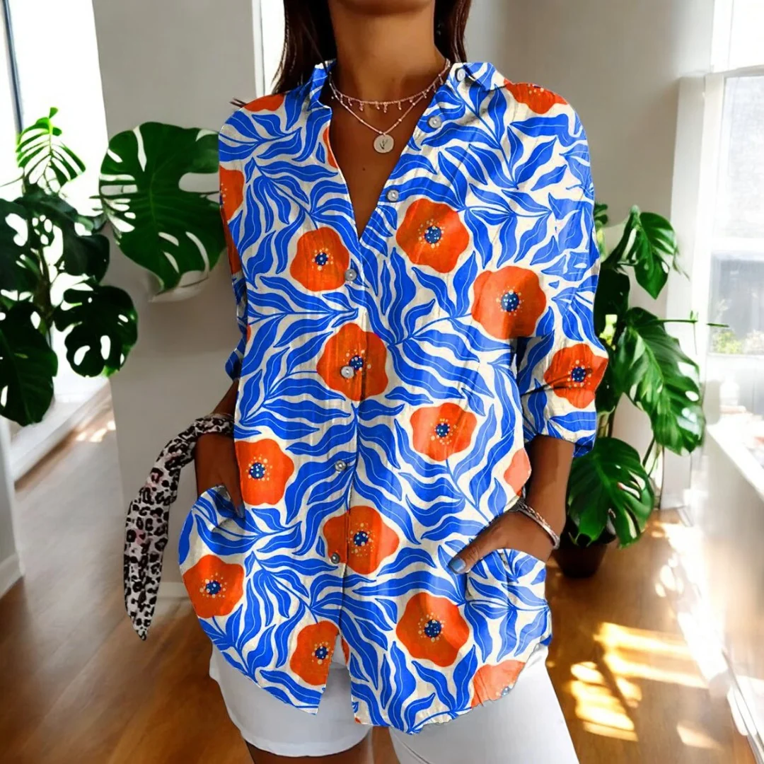 Irene | Stylish Floral Blouse - Image 5