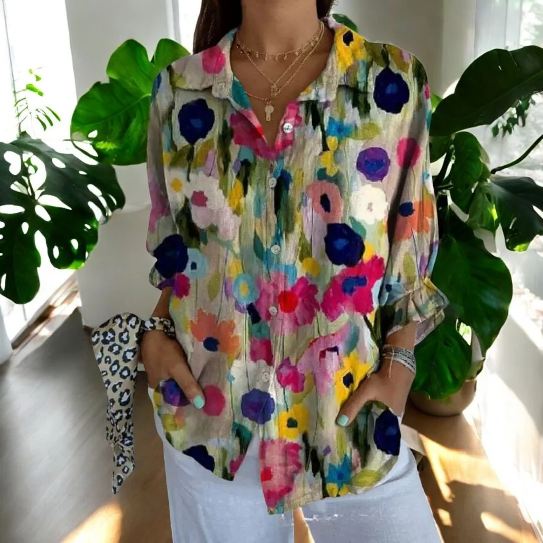 Irene | Stylish Floral Blouse - Image 6