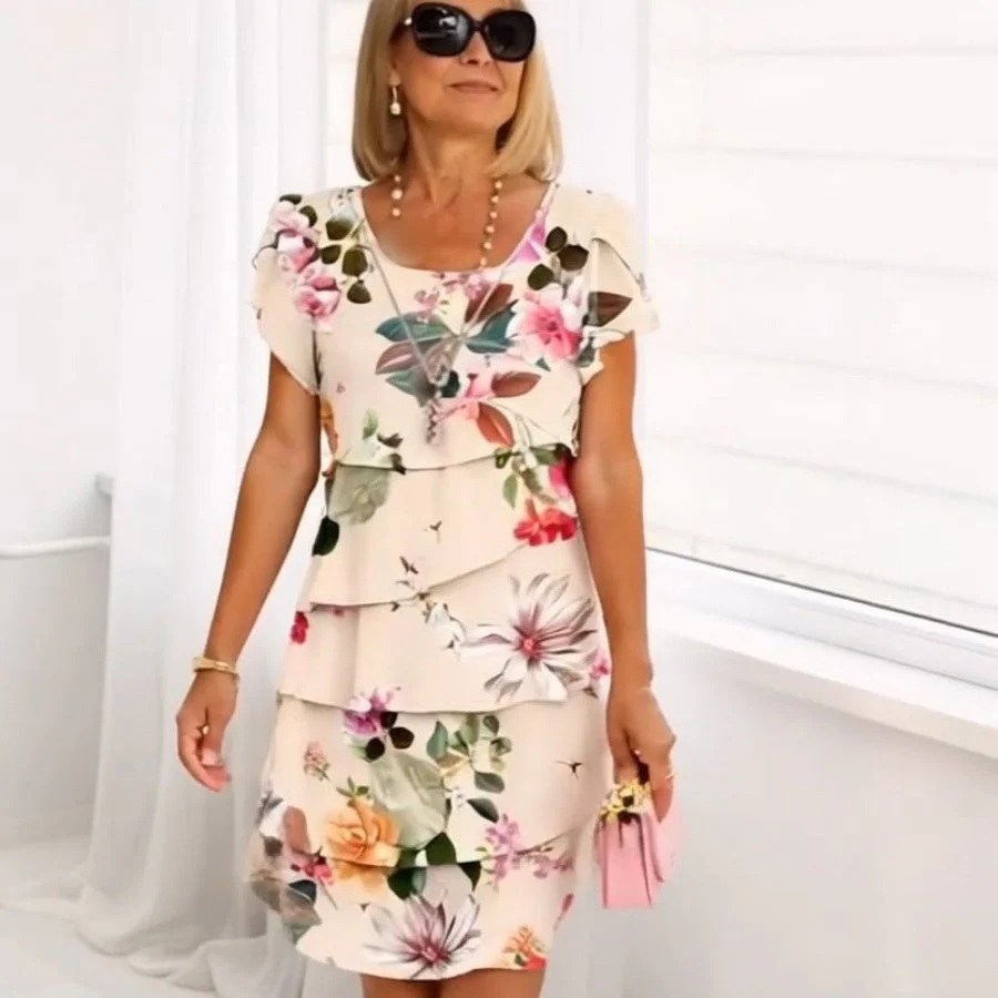 Ivelyn | Dewdrop Floral Dress - Image 3