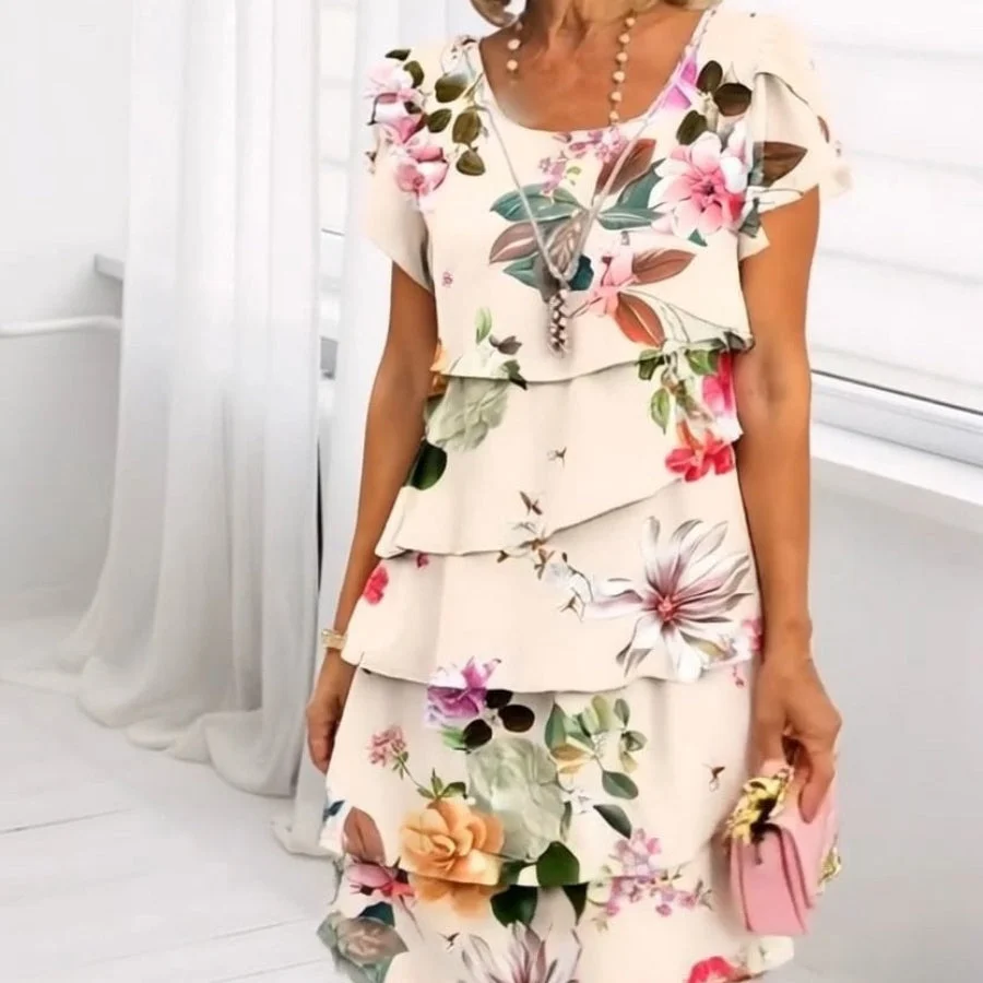 Ivelyn | Dewdrop Floral Dress - Image 4