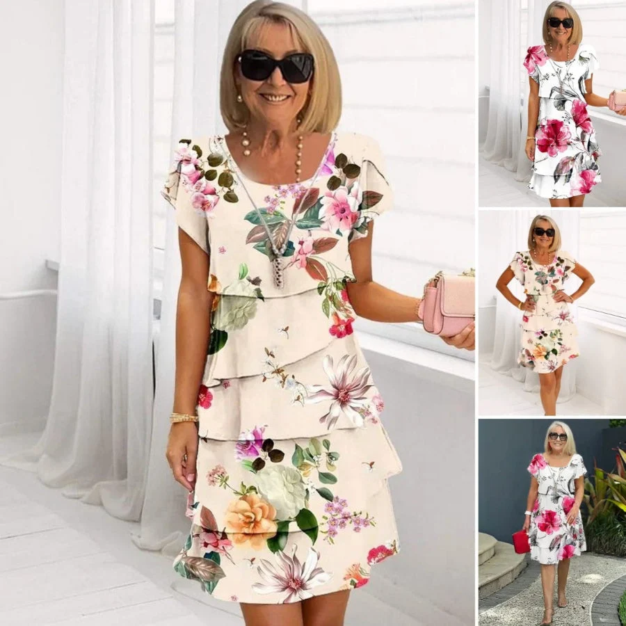 Ivelyn | Dewdrop Floral Dress - Image 8