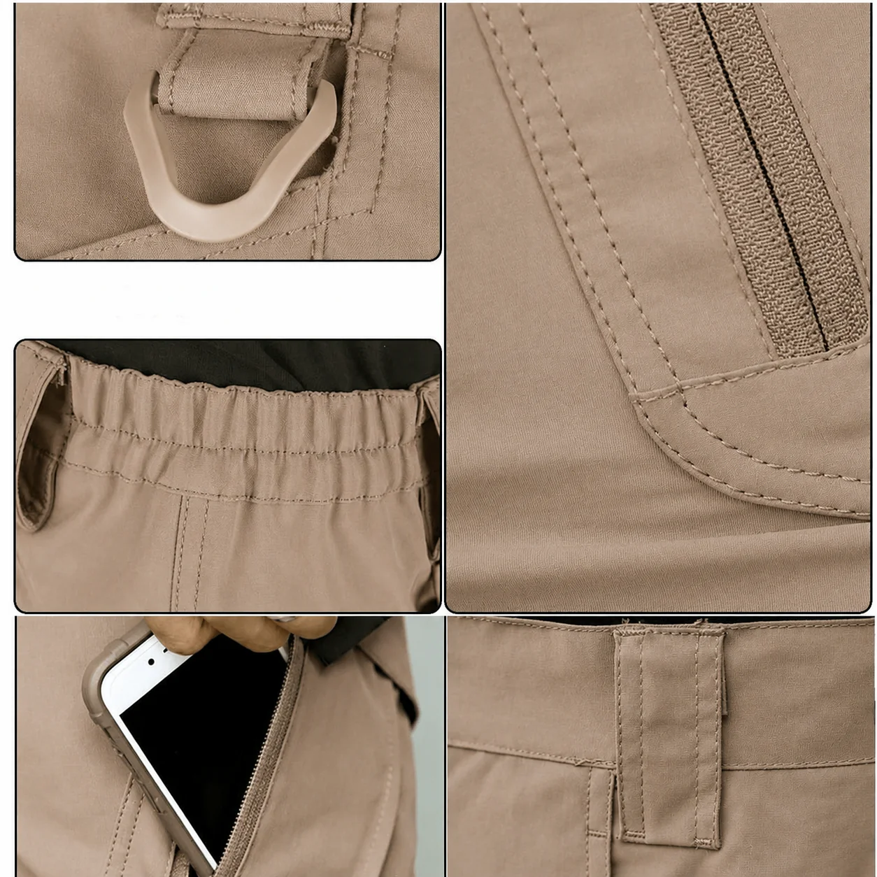 Jax | Multi-Pocket Tactical Shorts - Image 8