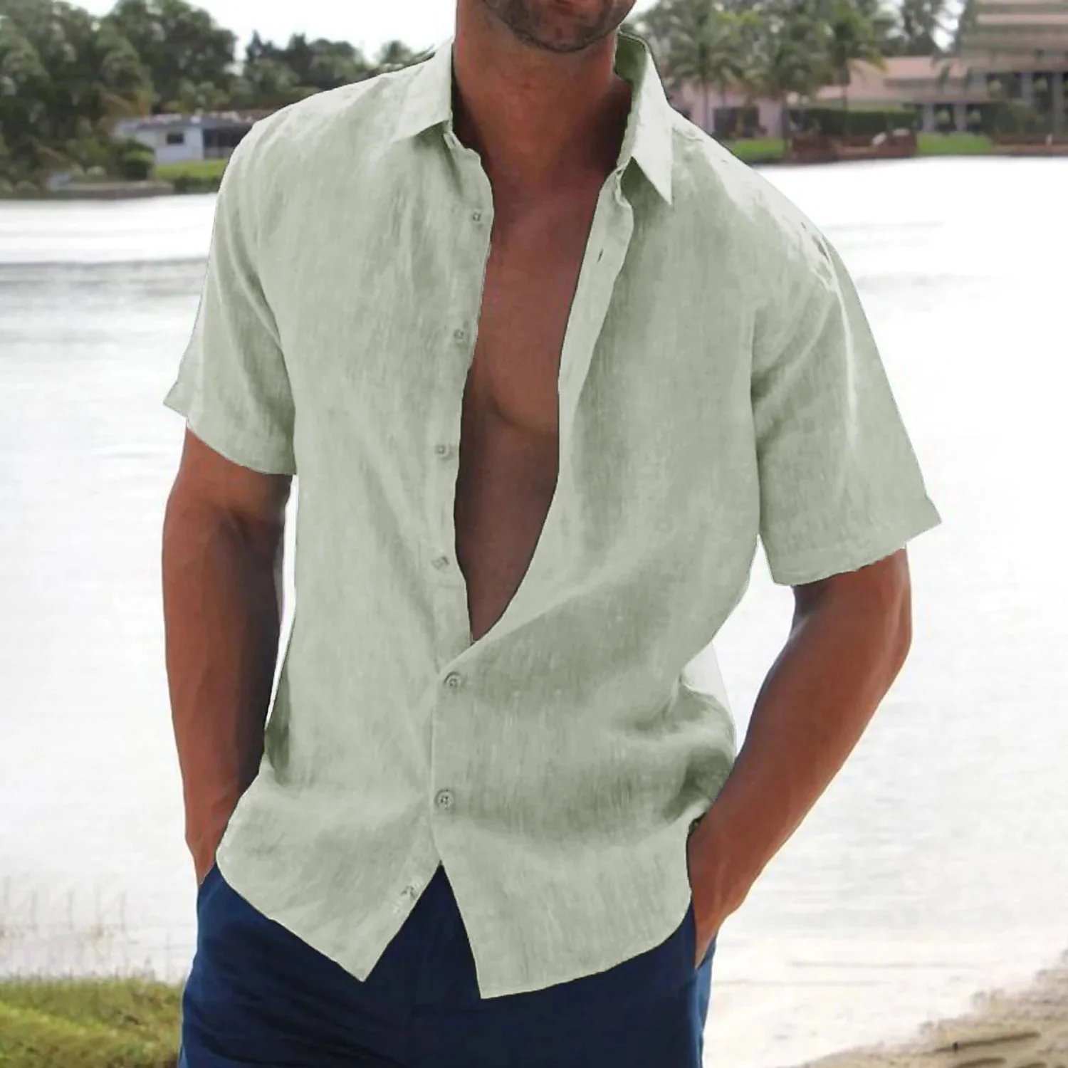 Lawrence | Casual Short-Sleeve Shirt - Image 3