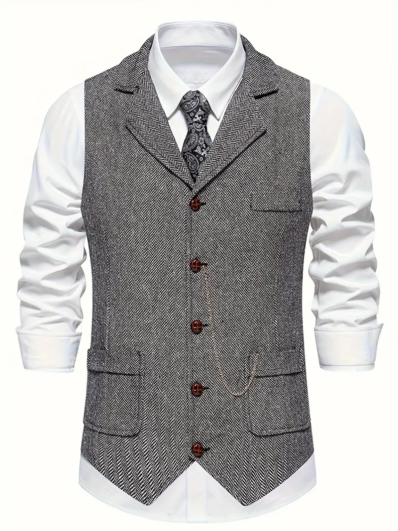 Leonard | Tailored Lapel Waistcoat - Image 4