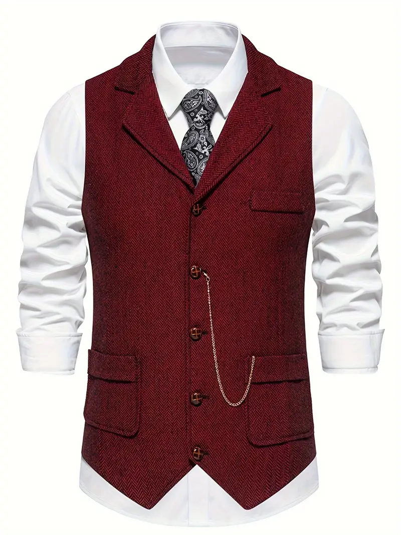 Leonard | Tailored Lapel Waistcoat - Image 5