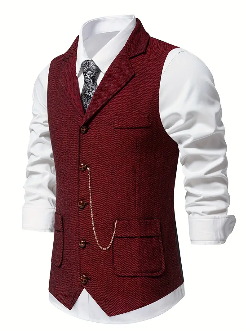 Leonard | Tailored Lapel Waistcoat - Image 6