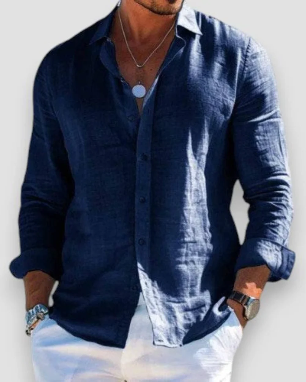 Luke | Relaxed Fit Summer Shirt - Image 6