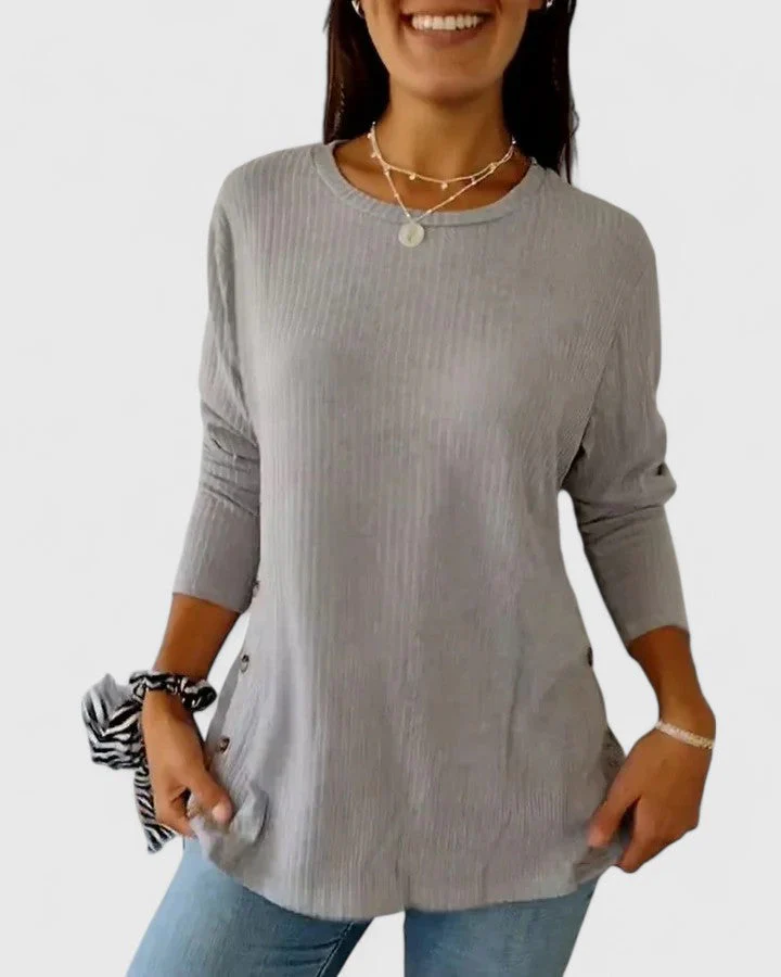 Maja | Stylish Crew Neck Top - Image 3