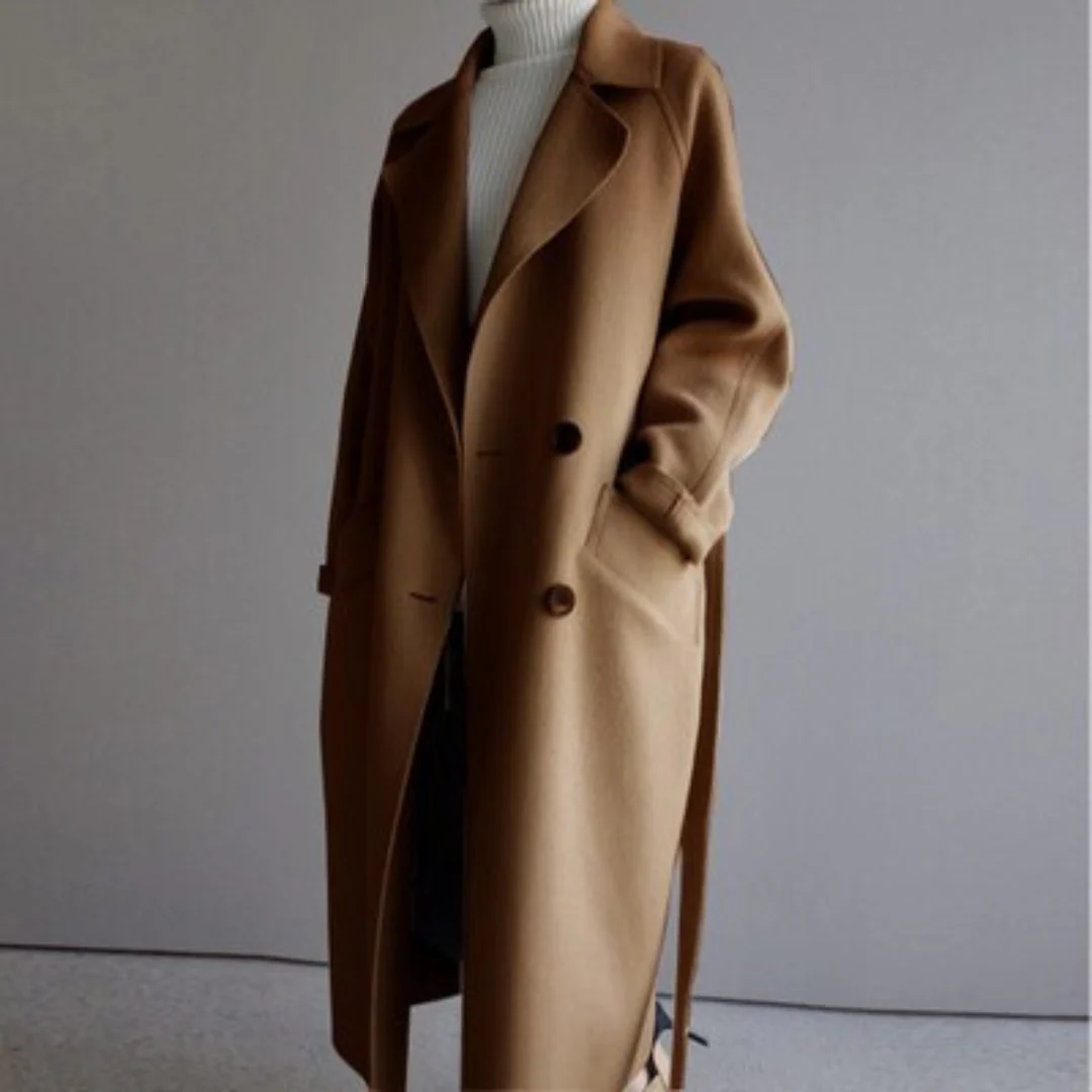 Maris | Elegant Longline Coat - Image 4