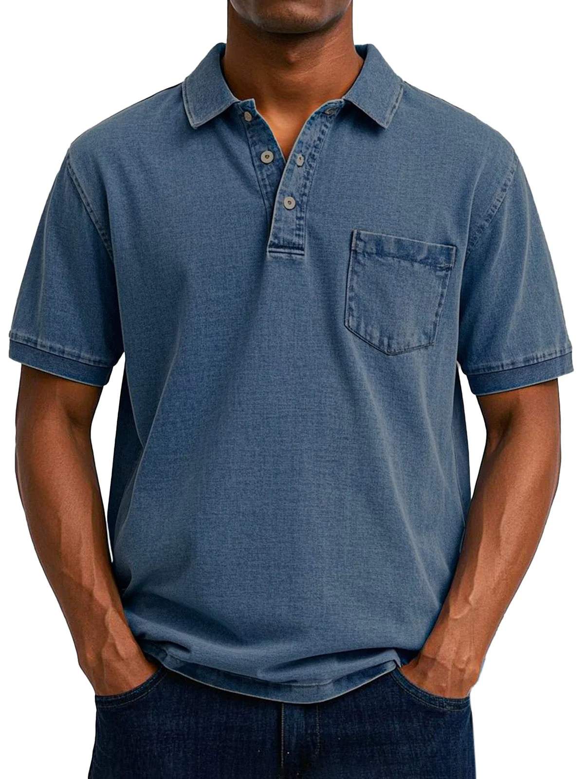 Max | Relaxed Vintage Style Polo Shirt - Image 5