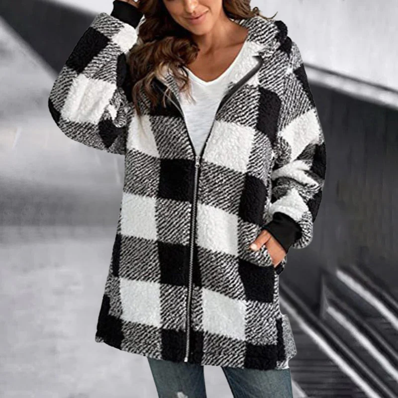 Priya | Chic Plaid Jacket - Image 4