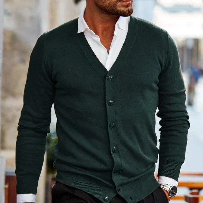 Samuel | Stylish Italian Cardigan - Image 3