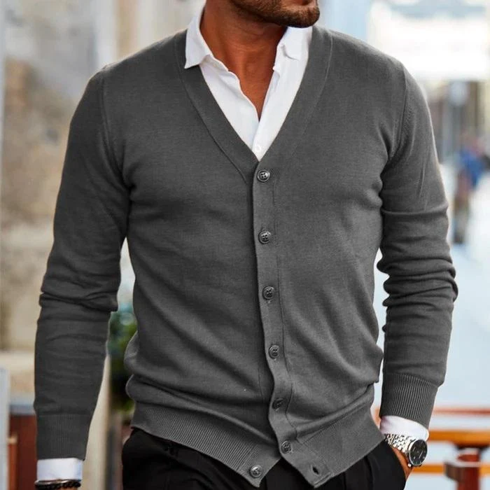 Samuel | Stylish Italian Cardigan - Image 4